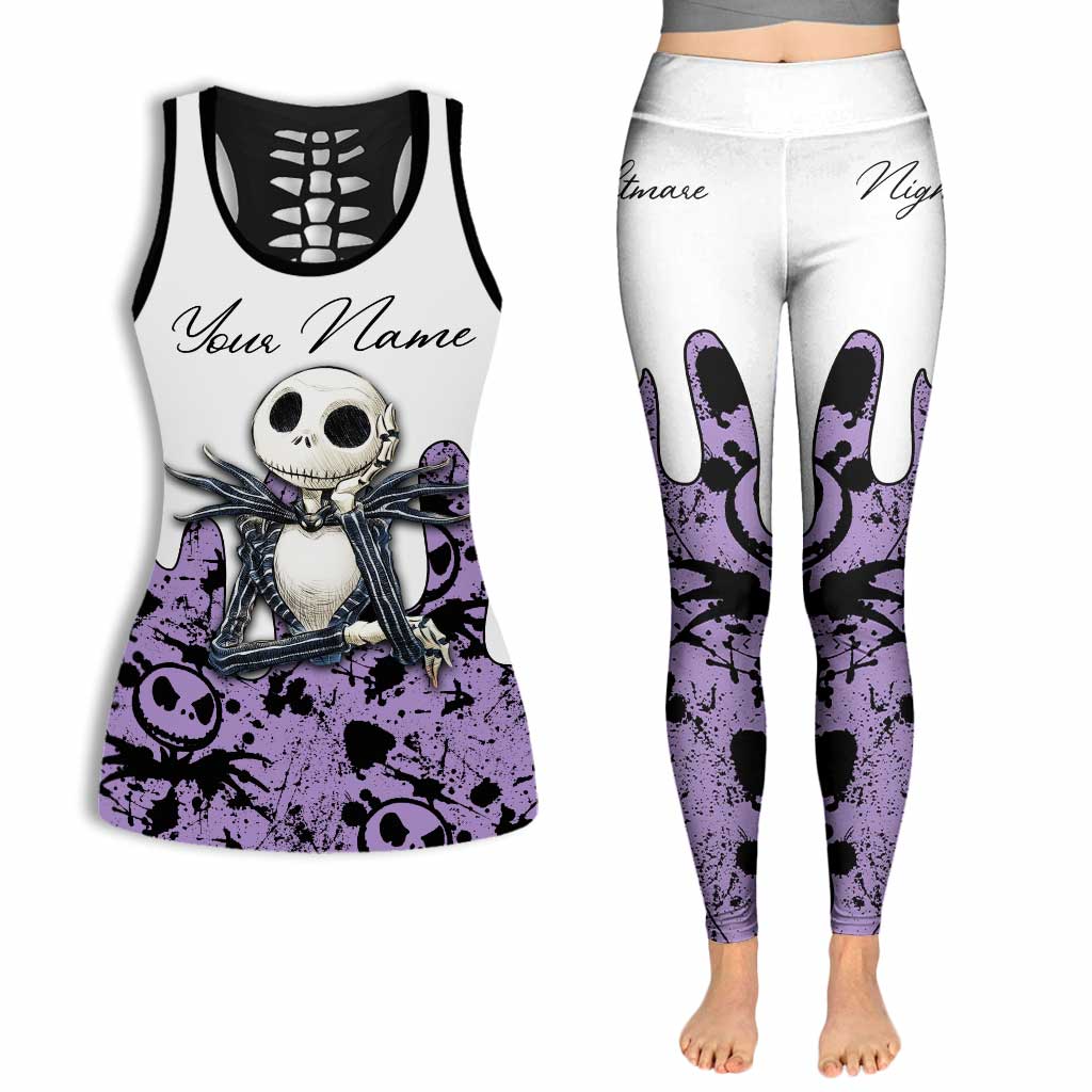 Nightmare - Personalized Hollow Tank Top and Leggings