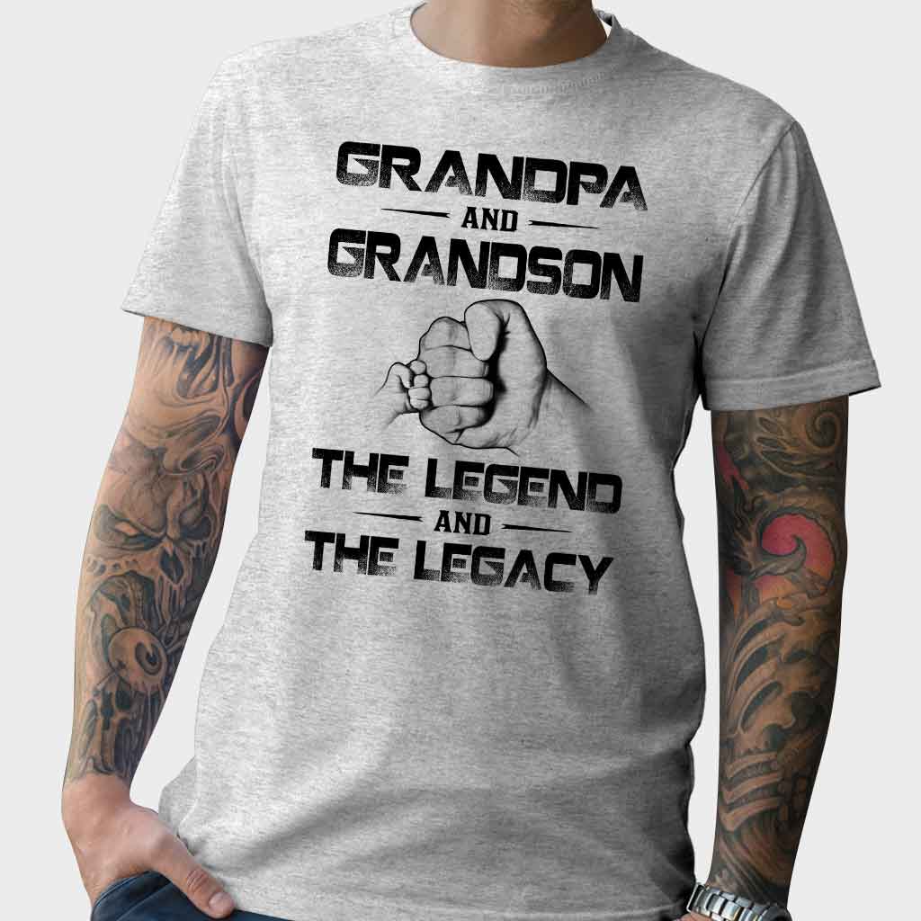Grandpa And Grandson T-shirt And Hoodie 072021