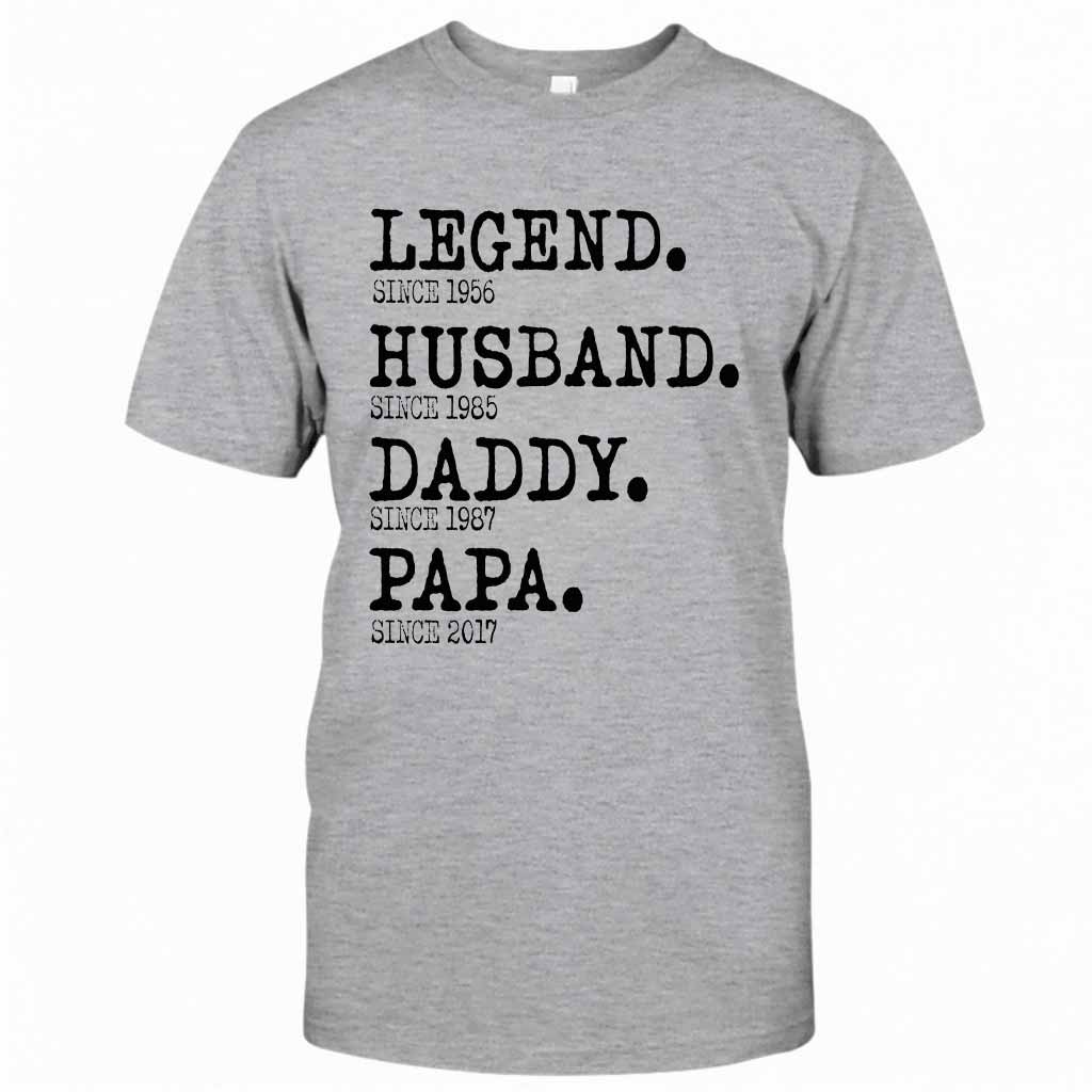 Legend Husband - Grandpa Personalized T-shirt And Hoodie 072021