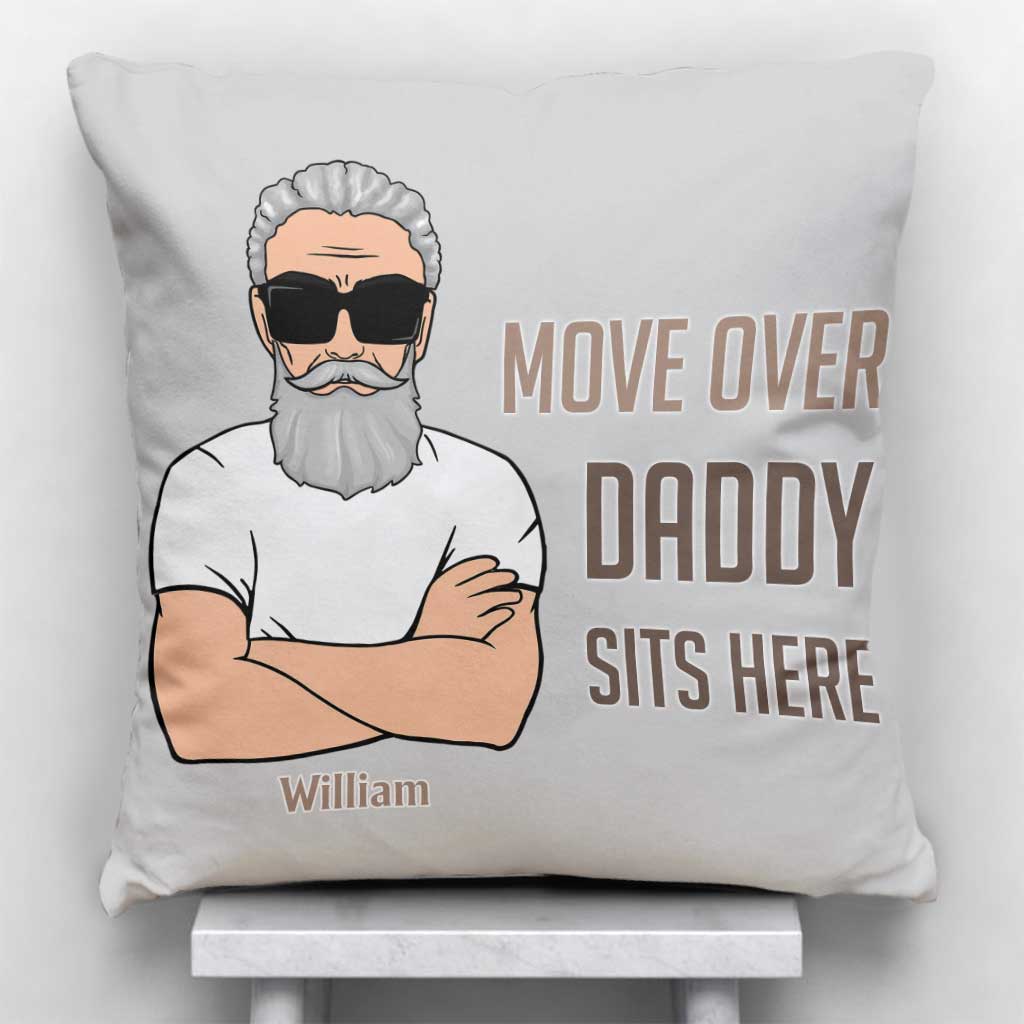 Reserved For Daddy - Personalized Father's Day Throw Pillow