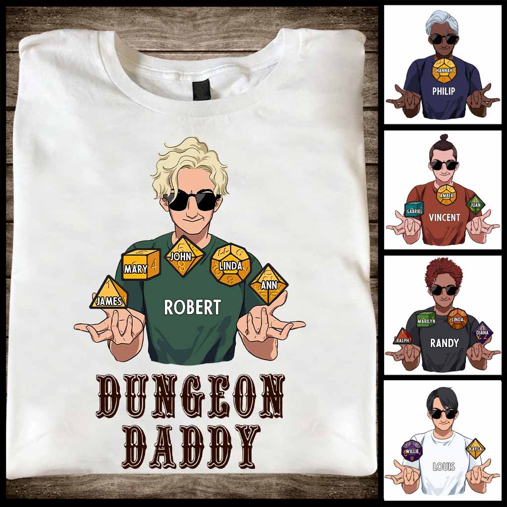 Dungeon Daddy - Personalized RPG T-shirt and Hoodie