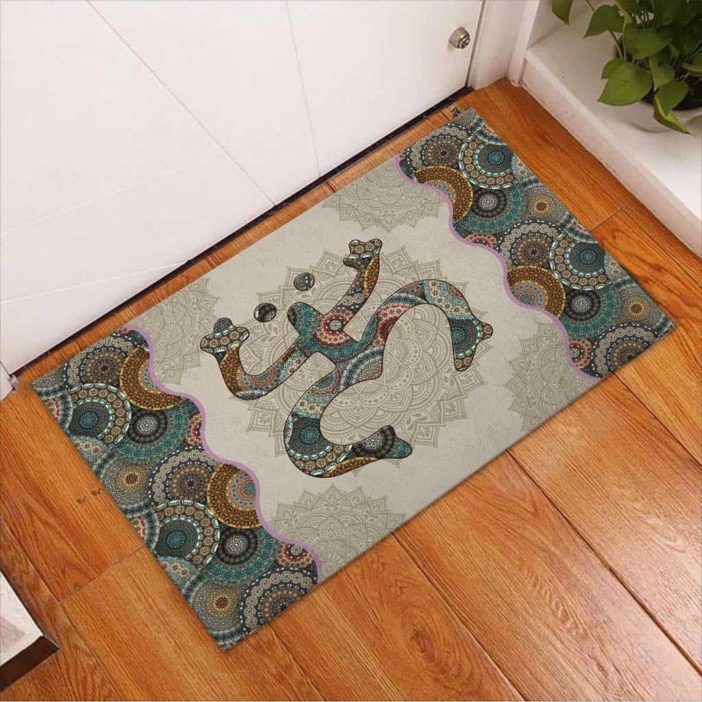 Mandala Frog - Puerto Rican Doormat