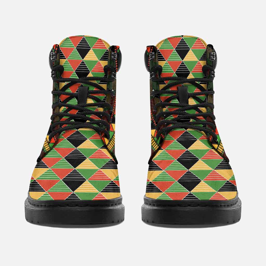 Black History Month - Personalized African American All Season Boots
