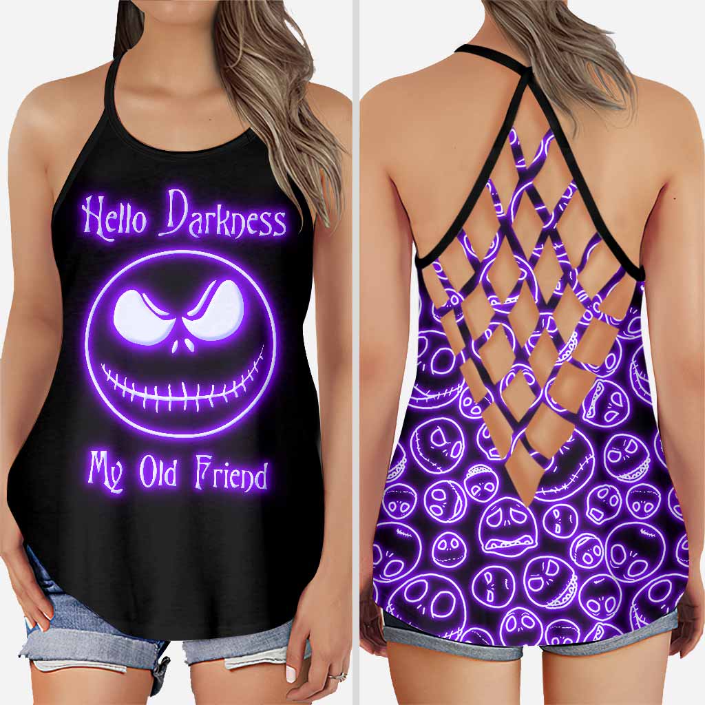 Hello Darkness My Old Friend - Nightmare Cross Tank Top