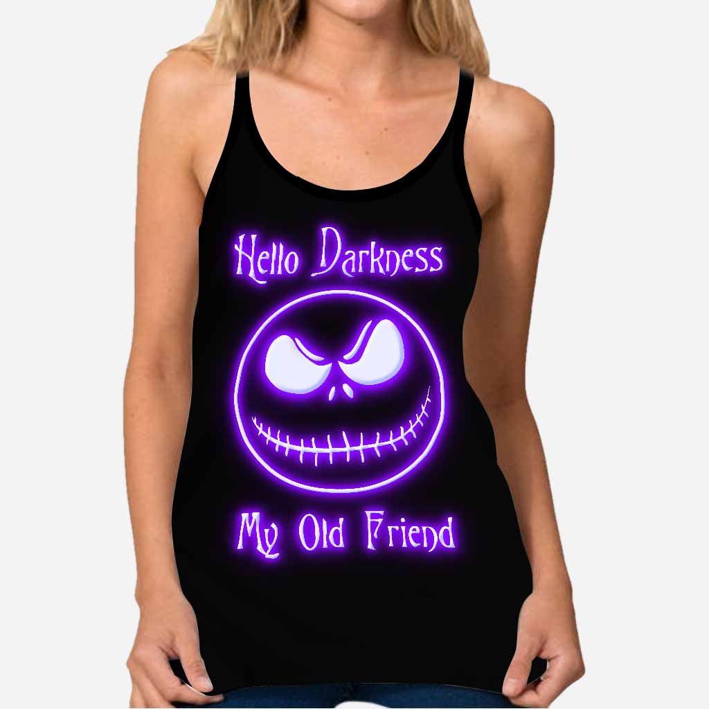 Hello Darkness My Old Friend - Nightmare Cross Tank Top