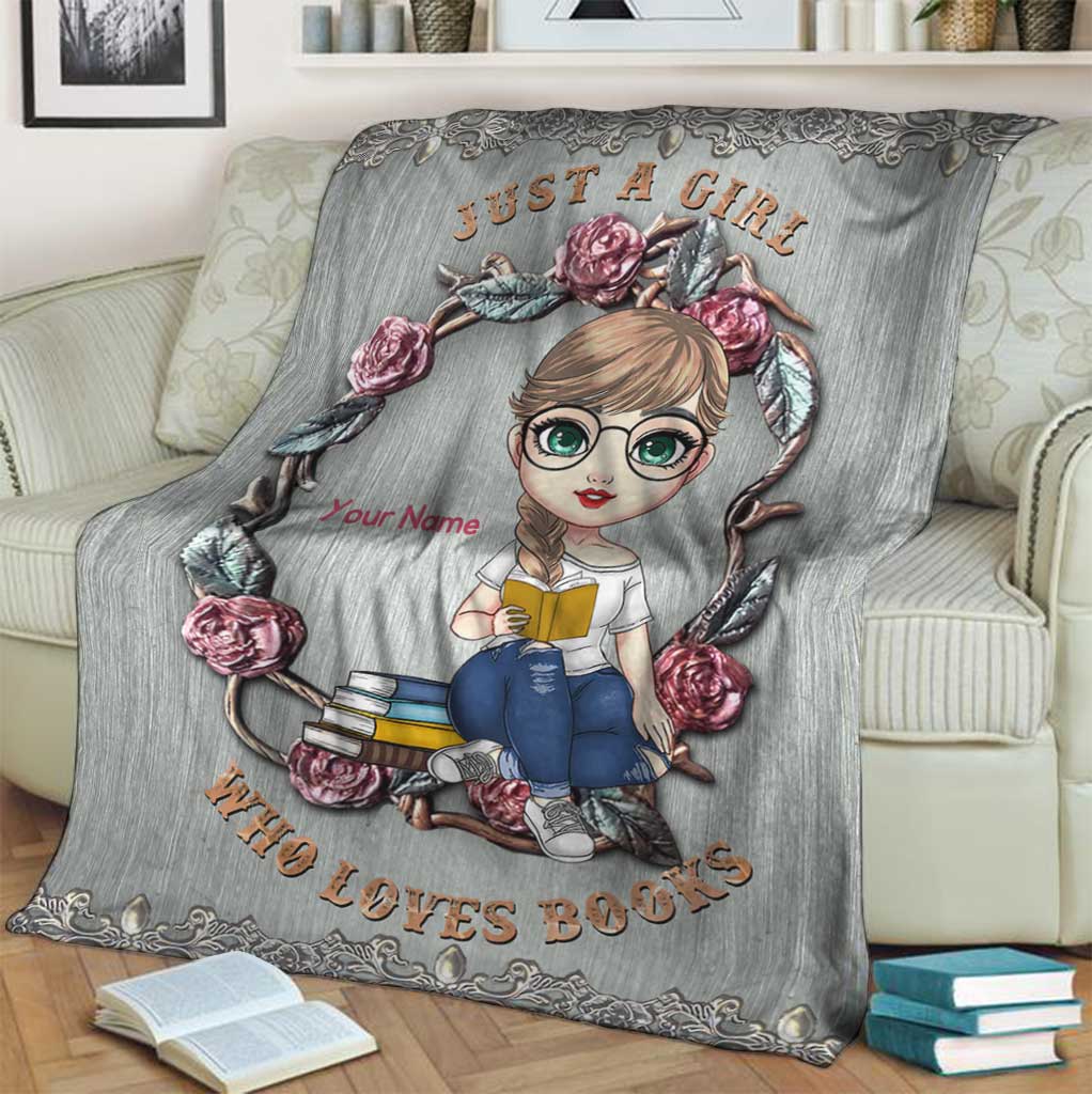 Book Lover - Personalized Blanket