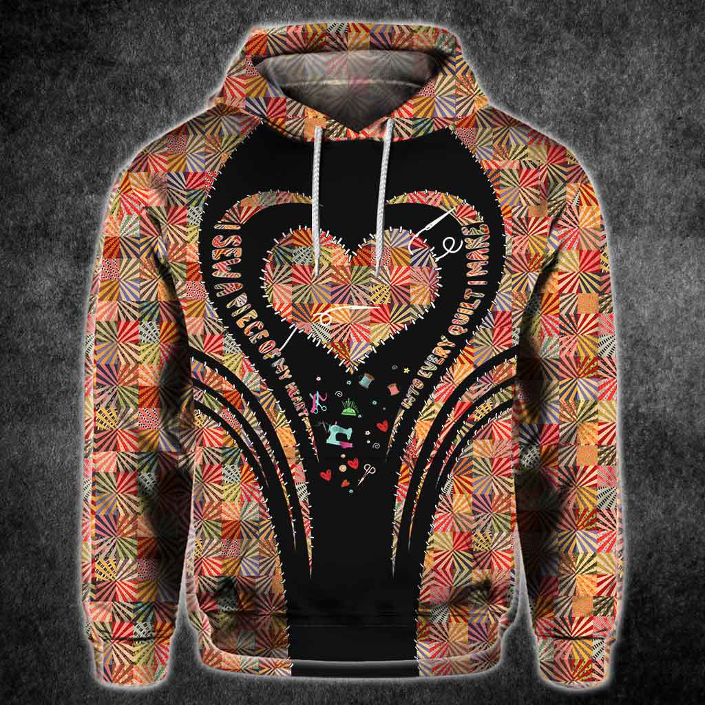 I Sew A Piece Of My Heart - Sewing All Over T-shirt and Hoodie