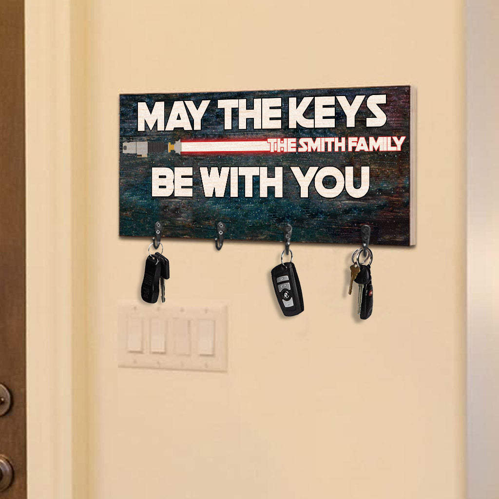 May The Keys Be With You - Personalized The Force Key Rack