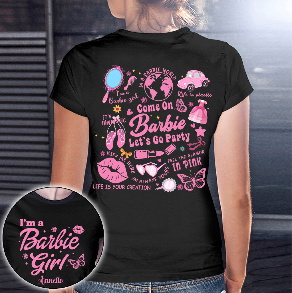 Come On Let's Go Party - Personalized Plastic Doll T-shirt and Hoodie