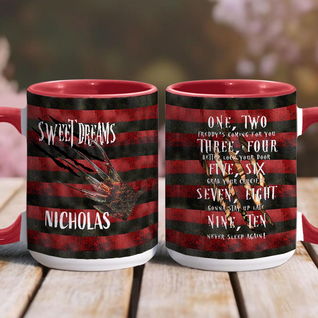 Sweet Dreams - Personalized Sweet Dreams Accent Mug