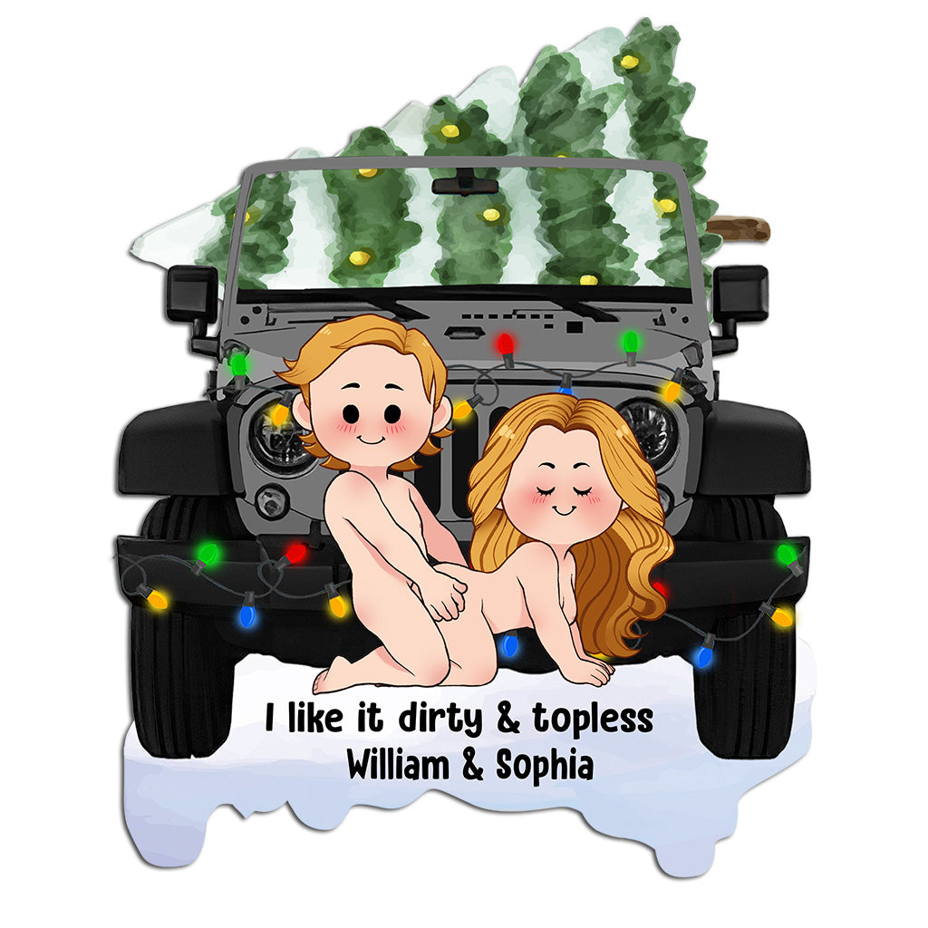I Like It Dirty - Personalized Car Decal Die Cut
