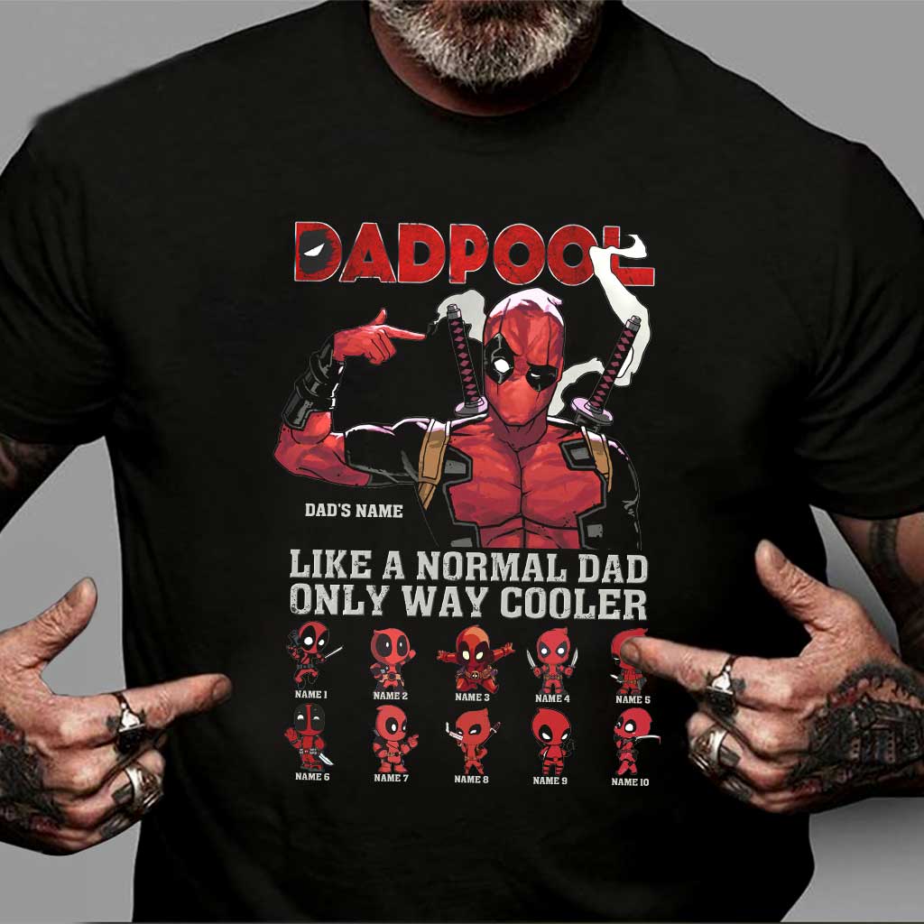 Dadpool - Personalized Father's Day T-shirt and Hoodie