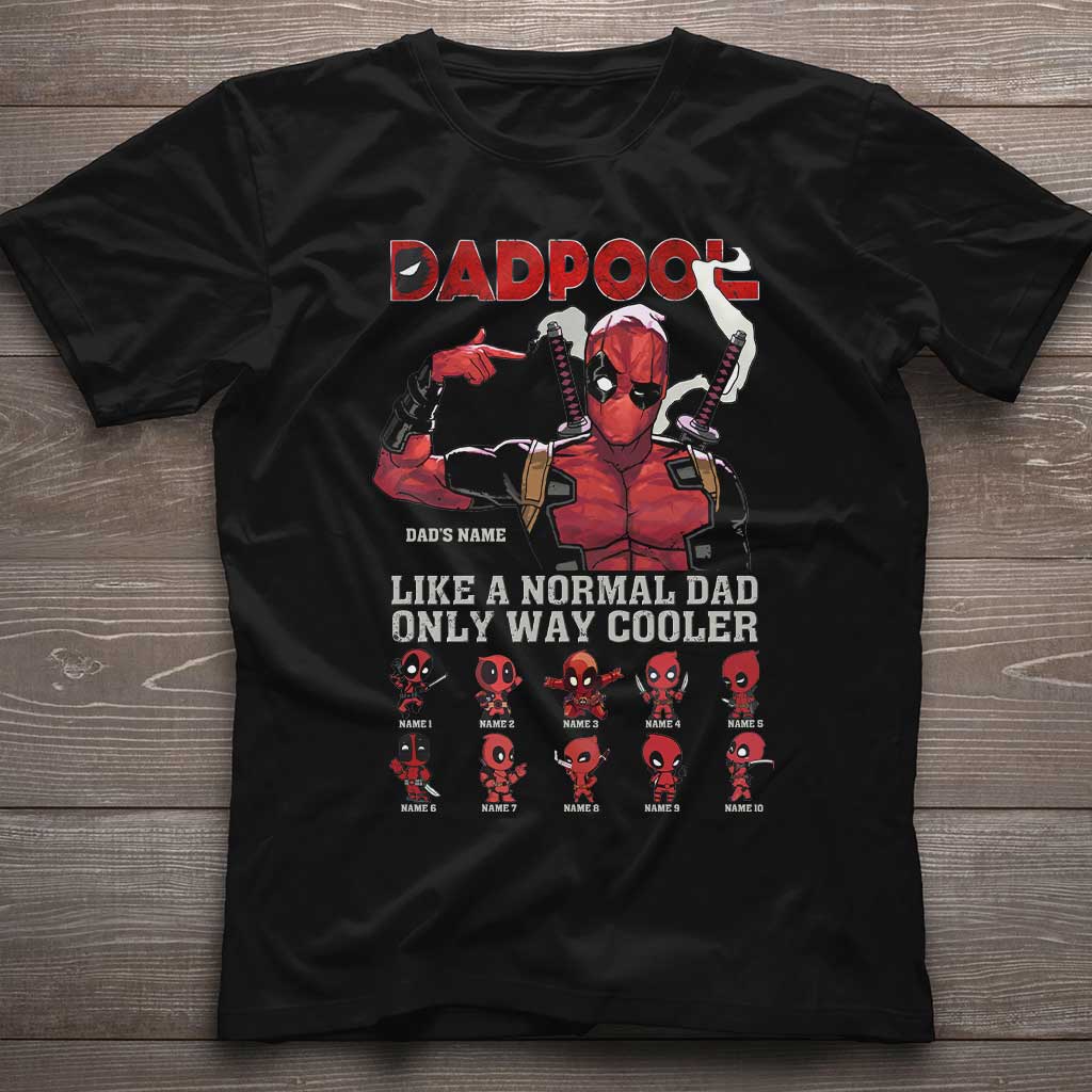Dadpool - Personalized Father's Day T-shirt and Hoodie