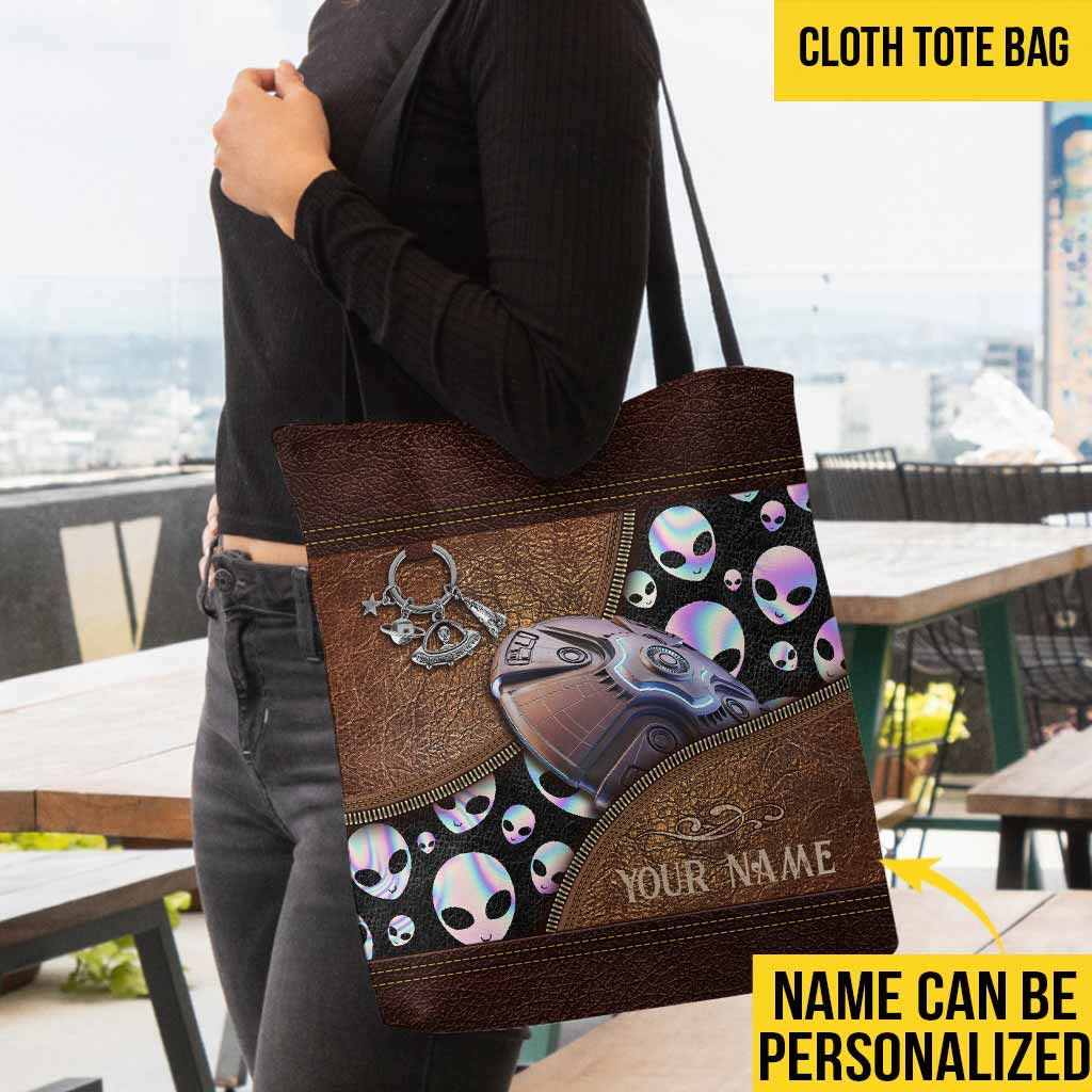 Alien Personalized Tote Bag