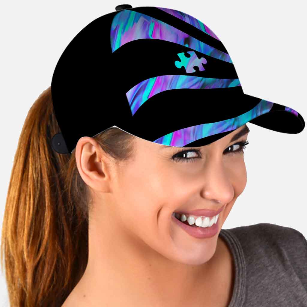 Autism Awareness Cap With Print Vent Holes