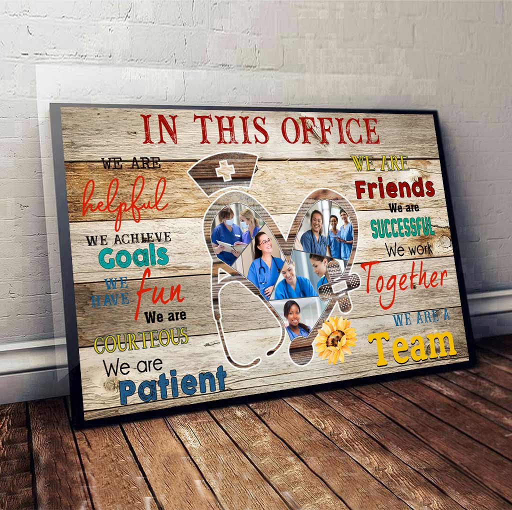 In This Office - Personalized Nurse Poster