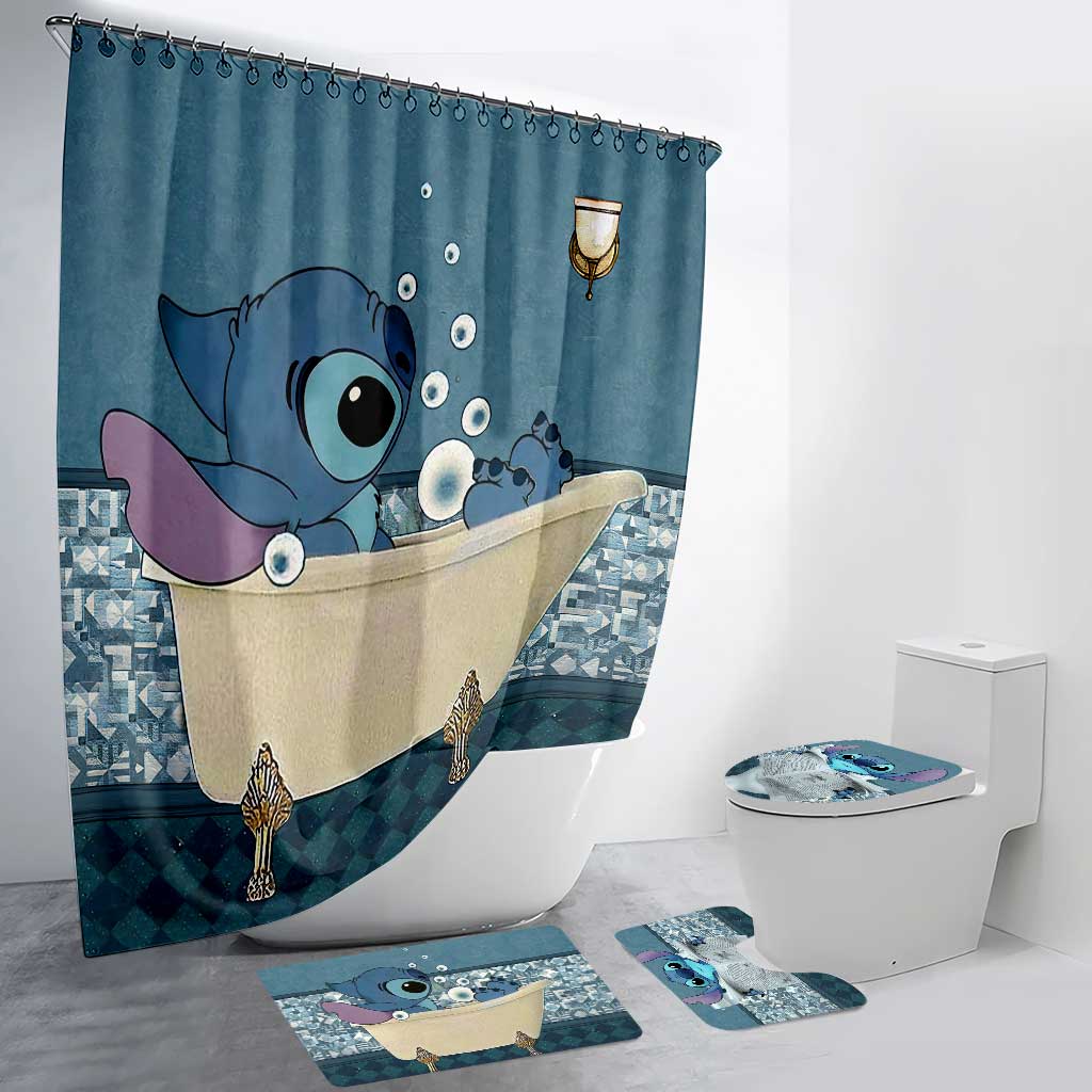 Take A Bath - Ohana Bathroom Curtain & Mats Set