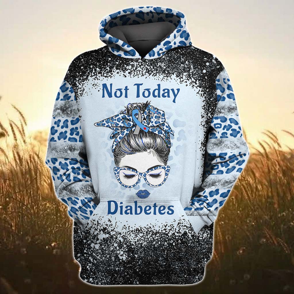 Not Today Diabetes Awareness All Over T-shirt and Hoodie