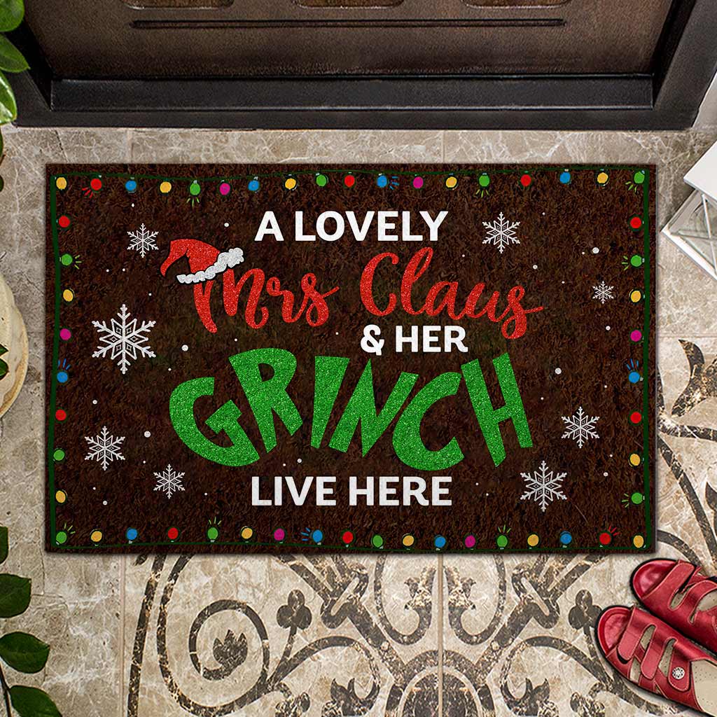 Lovely Couple - Christmas Couple Doormat