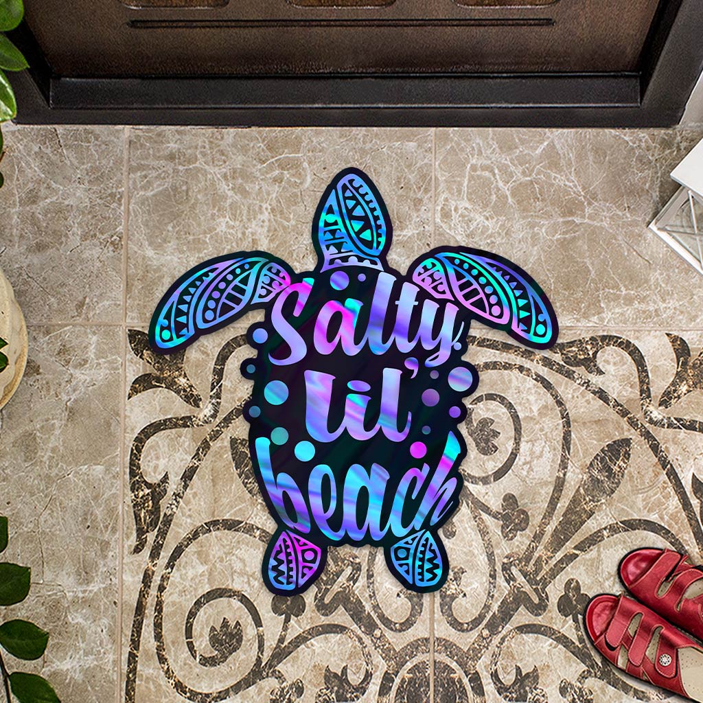 Salty Beach - Turtle Shaped Doormat