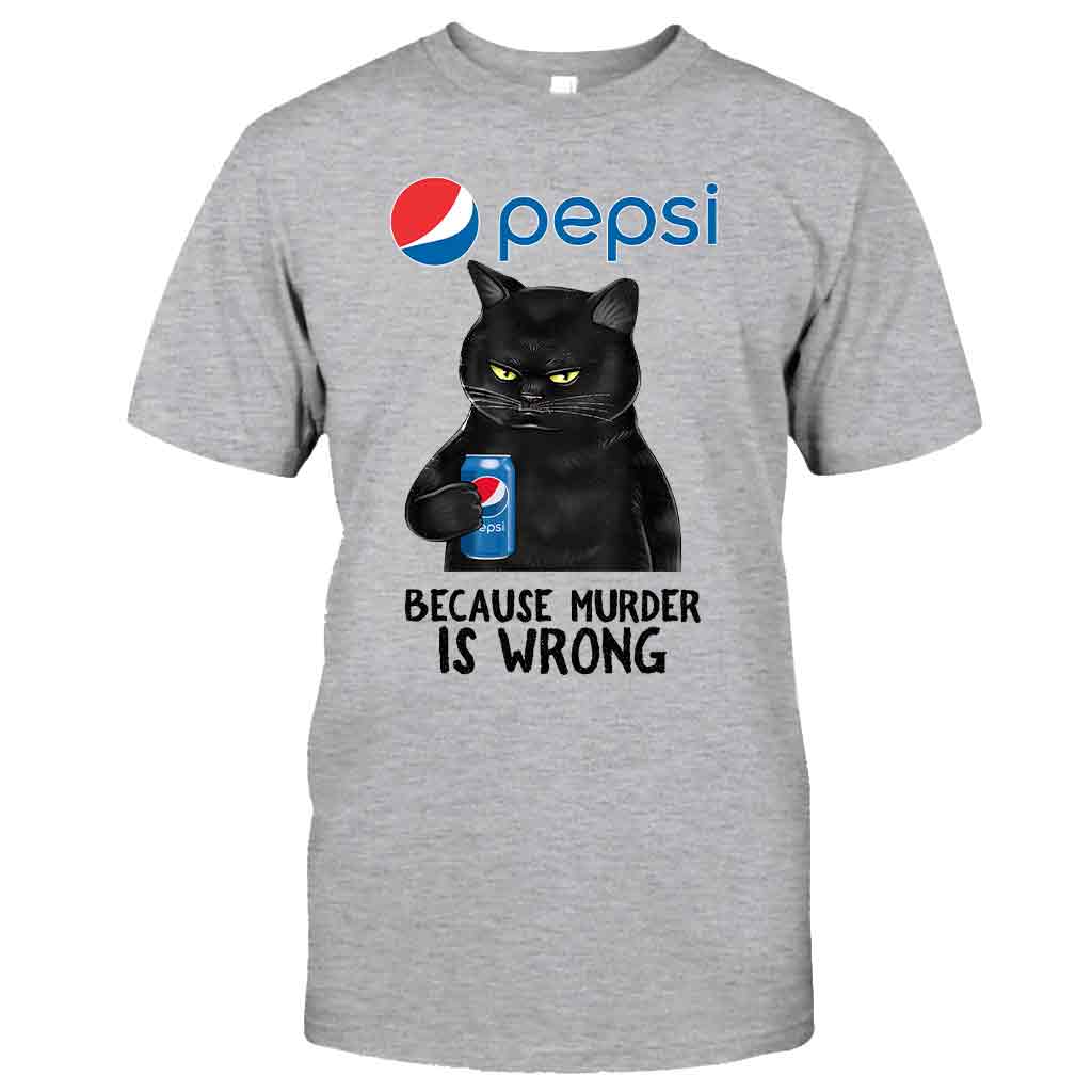 Because Murder Is Wrong Blue Soft Drink T-shirt and Hoodie