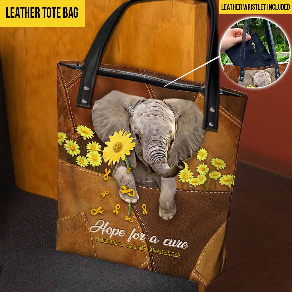 Hope For A Cure - Childhood Cancer Awareness Tote Bag