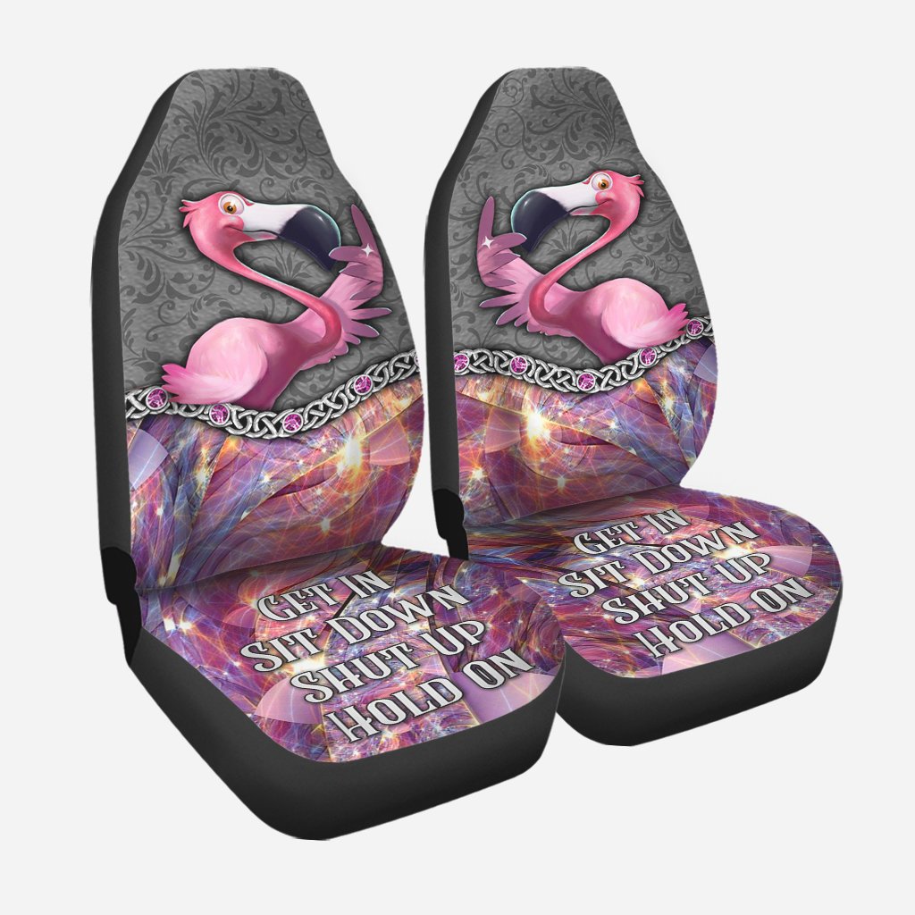 Get In Sit Down - Flamingo Seat Covers