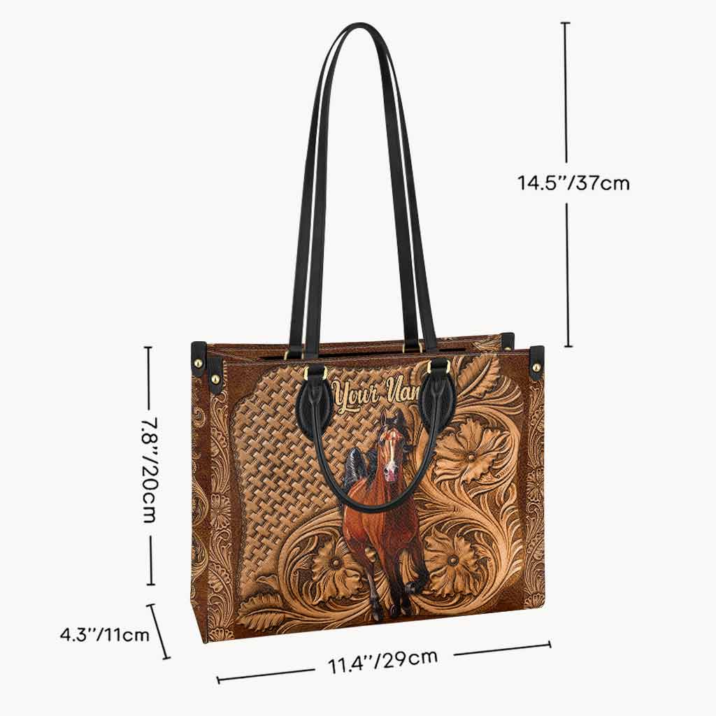 Horse Girl - Personalized Leather Handbag