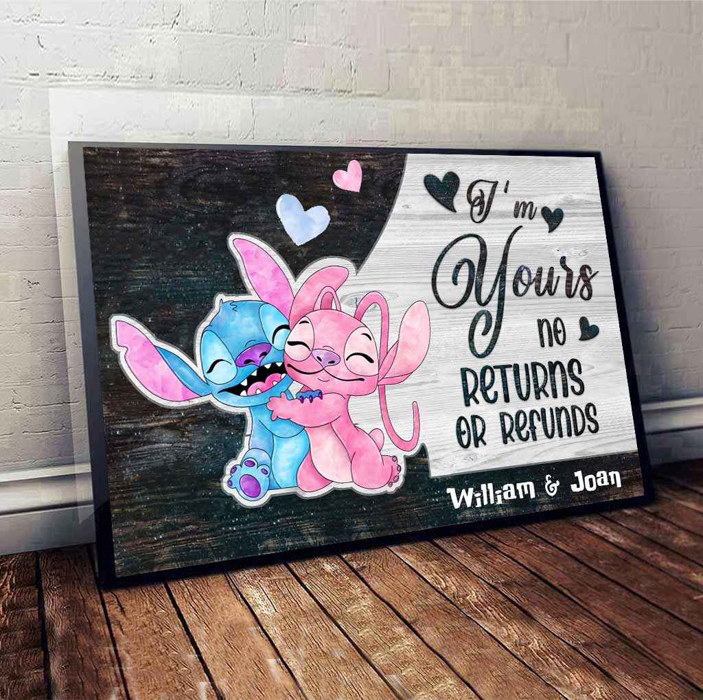 I'm Yours - Personalized Couple Ohana Canvas And Poster