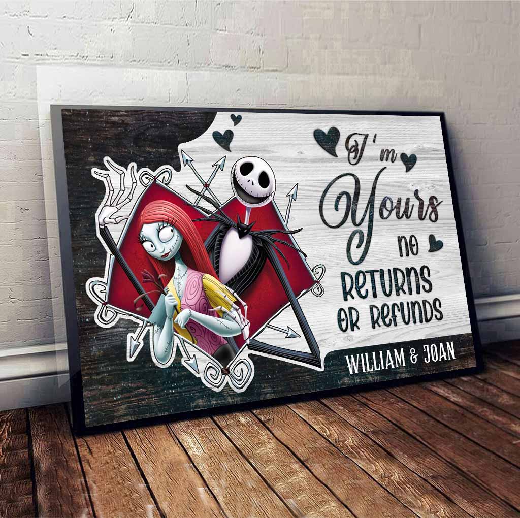 I'm Yours - Personalized Couple Nightmare Canvas And Poster