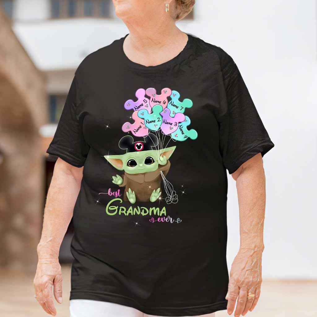 Best Grandma Ever - Personalized Mother's Day The Force T-shirt and Hoodie