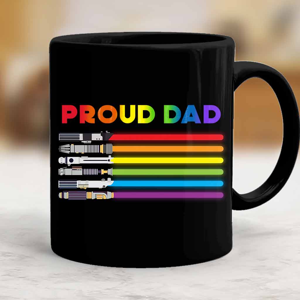 Proud Dad - Personalized LGBT Support Mug