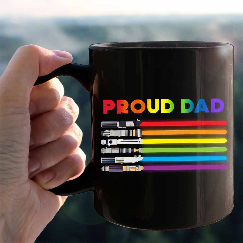 Proud Dad - Personalized LGBT Support Mug