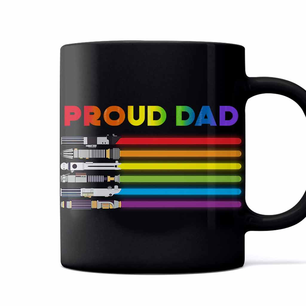 Proud Dad - Personalized LGBT Support Mug