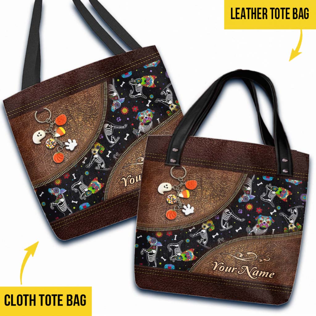 Dog Halloween Personalized Tote Bag