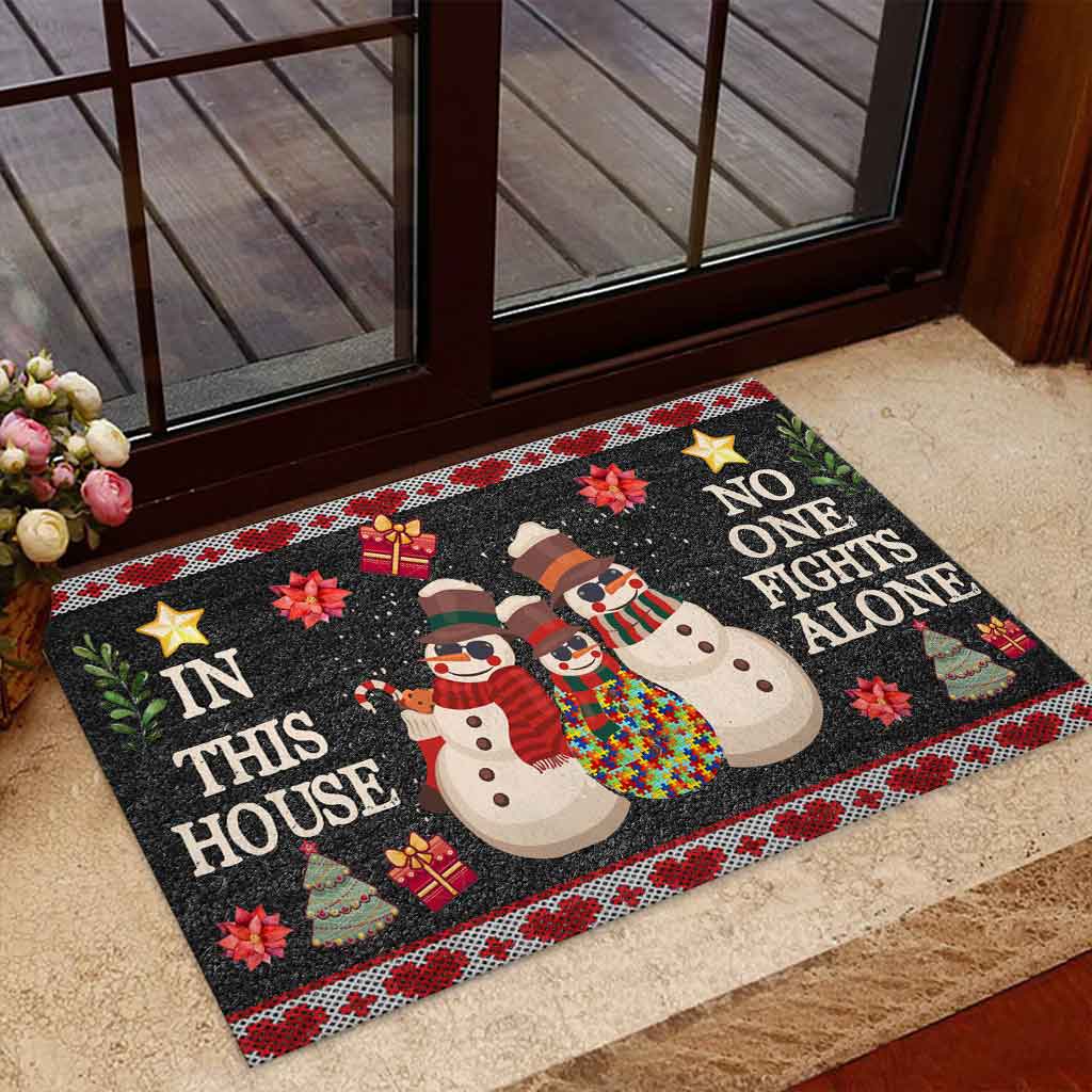 In This House - Autism Awareness Doormat