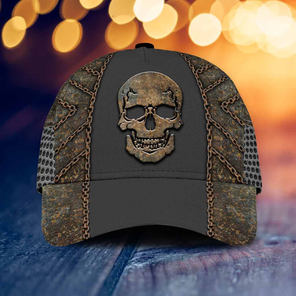 Skull Cap With Printed Vent Holes