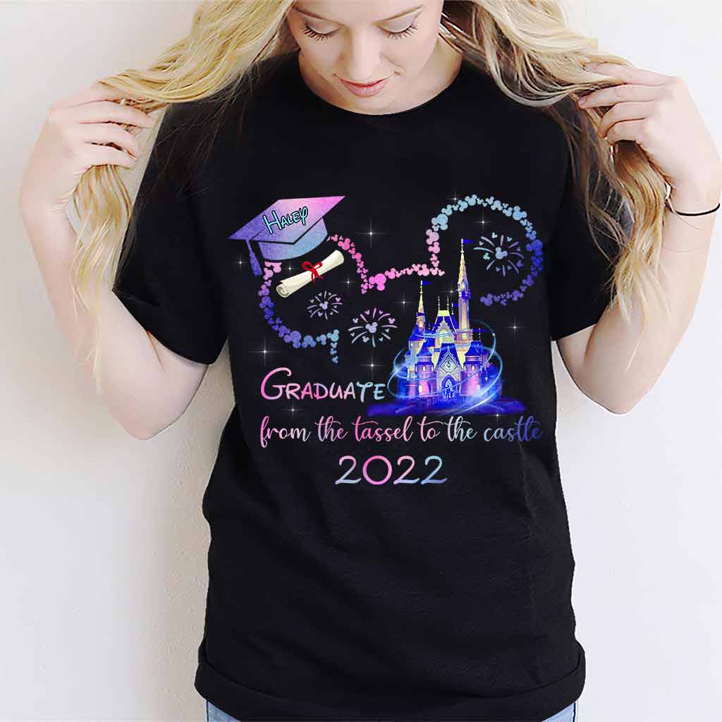 From The Tassel To The Castle - Personalized Graduation T-shirt and Hoodie