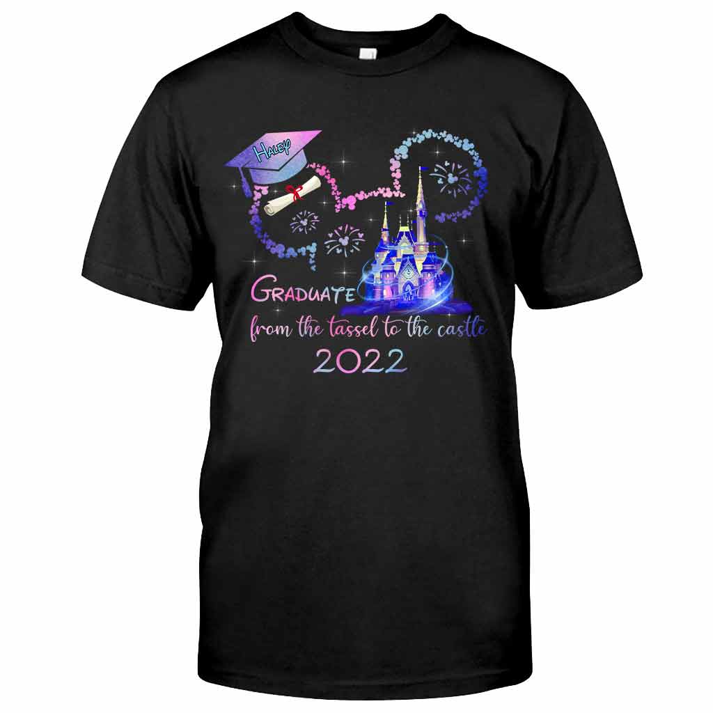 From The Tassel To The Castle - Personalized Graduation T-shirt and Hoodie