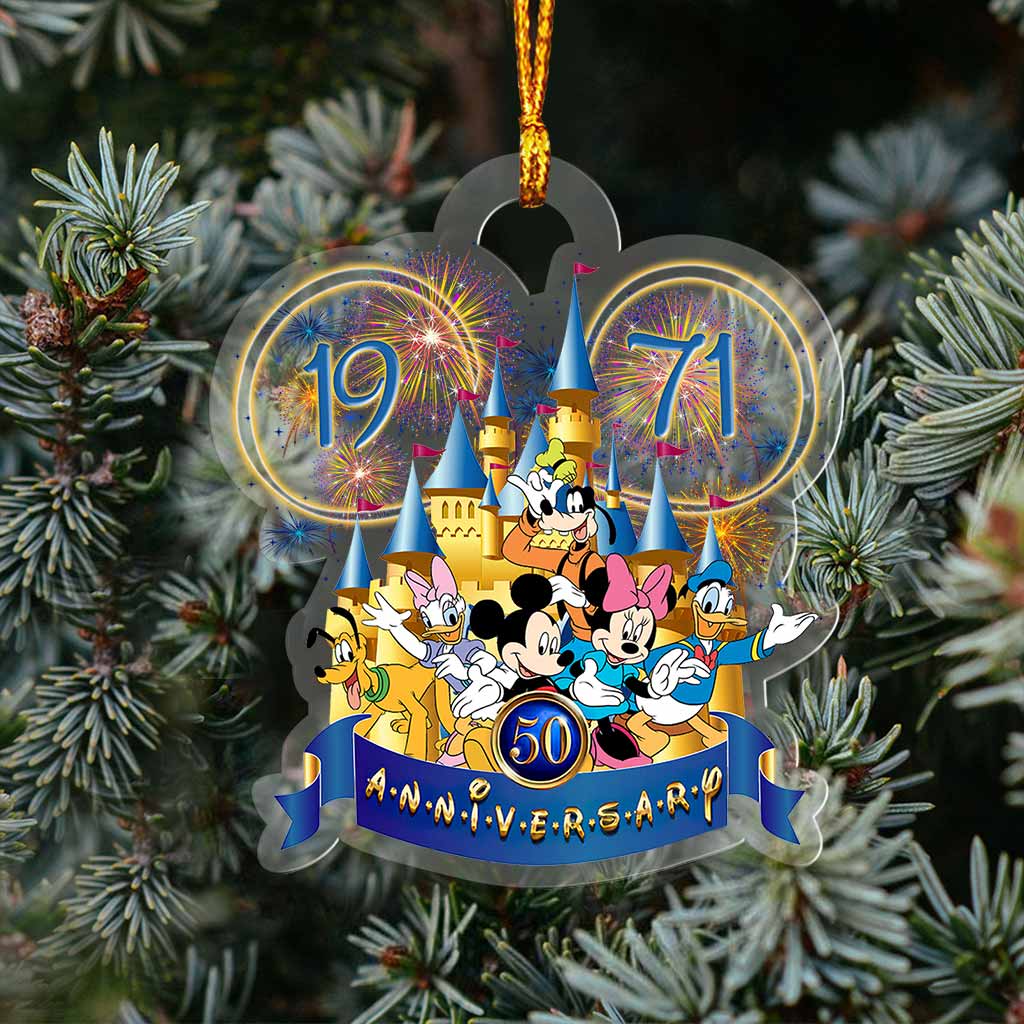 50 Years Of Magic - Mouse Transparent Ornament