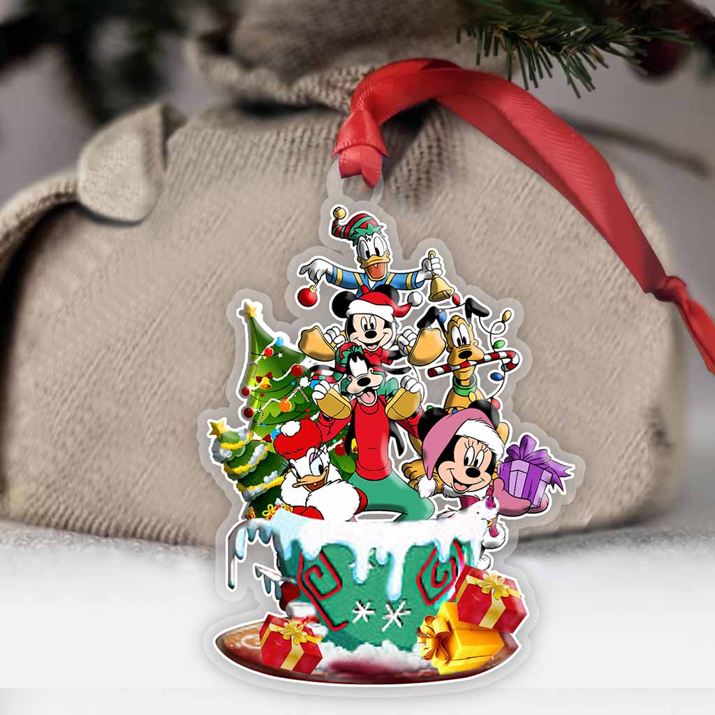 Christmas Magic Mouse Eears - Transparent Ornament