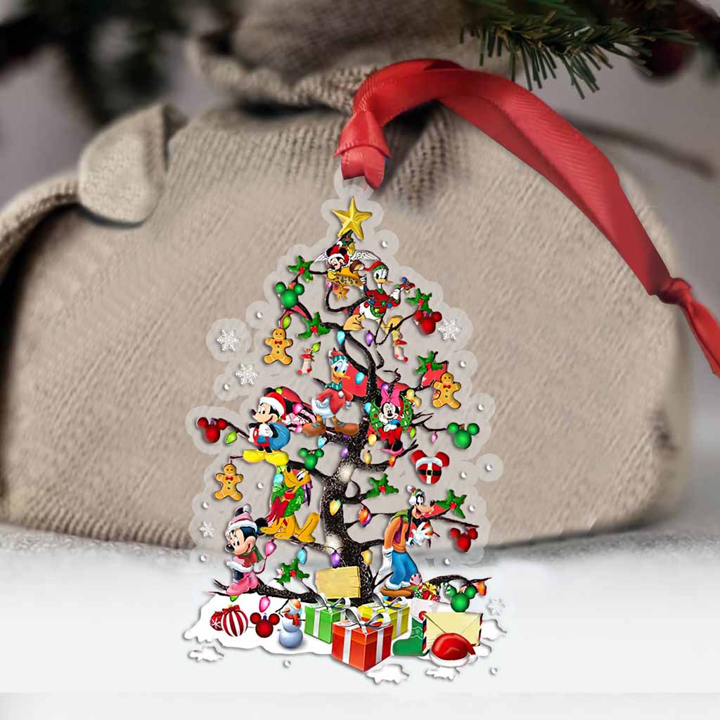Christmas Tree Magic Mouse Eears - Christmas Transparent Ornament