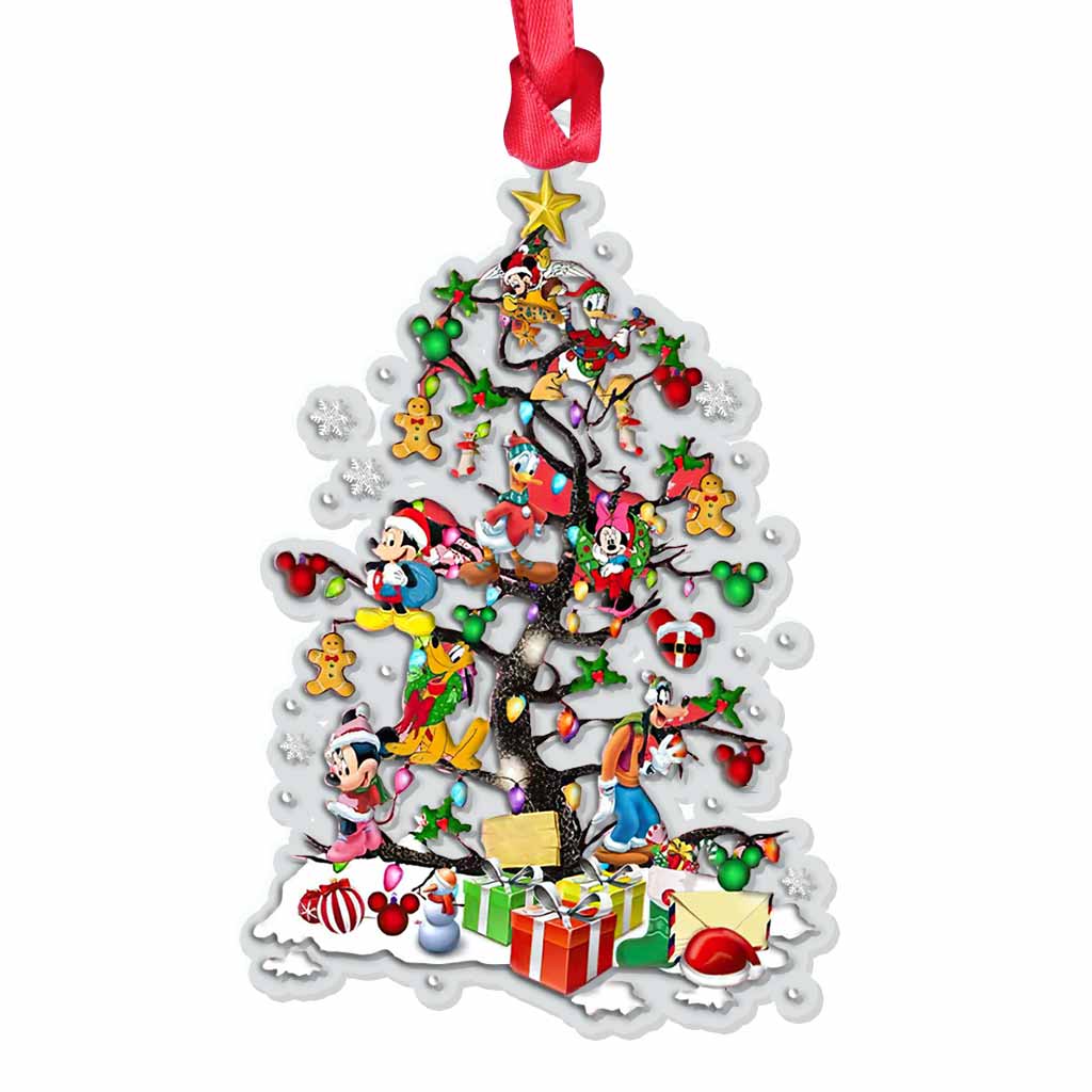 Christmas Tree Magic Mouse Eears - Christmas Transparent Ornament