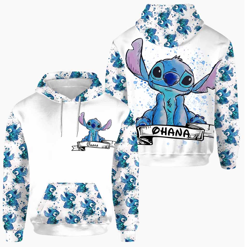 Ohana Means Family - Personalized Hoodie and Leggings