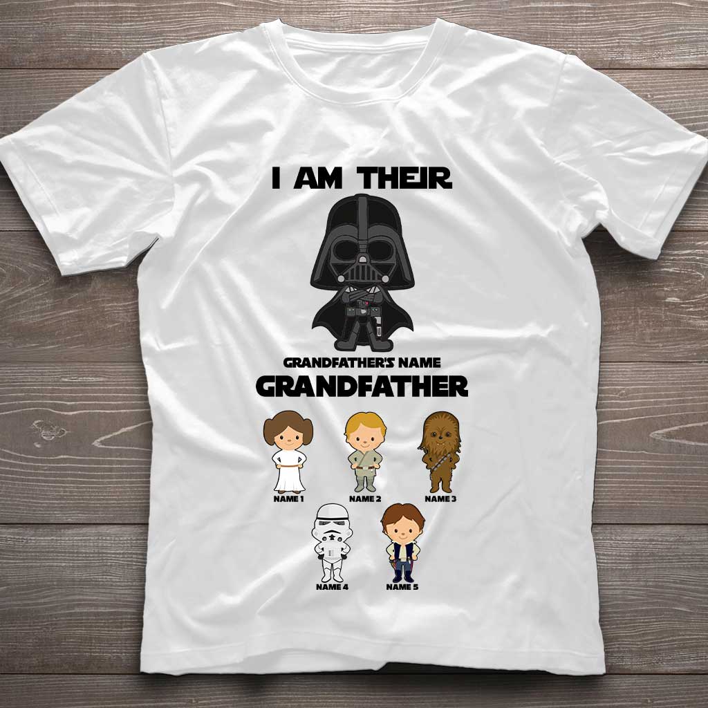 I Am Their Grandfather - Personalized Father's Day The Force T-shirt and Hoodie