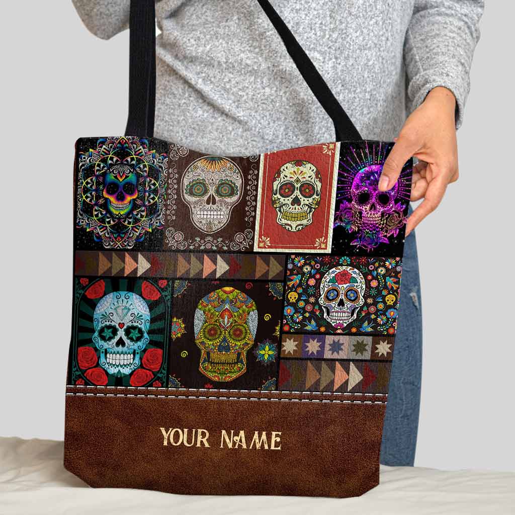 Love Skulls - Personalized Skull Tote Bag