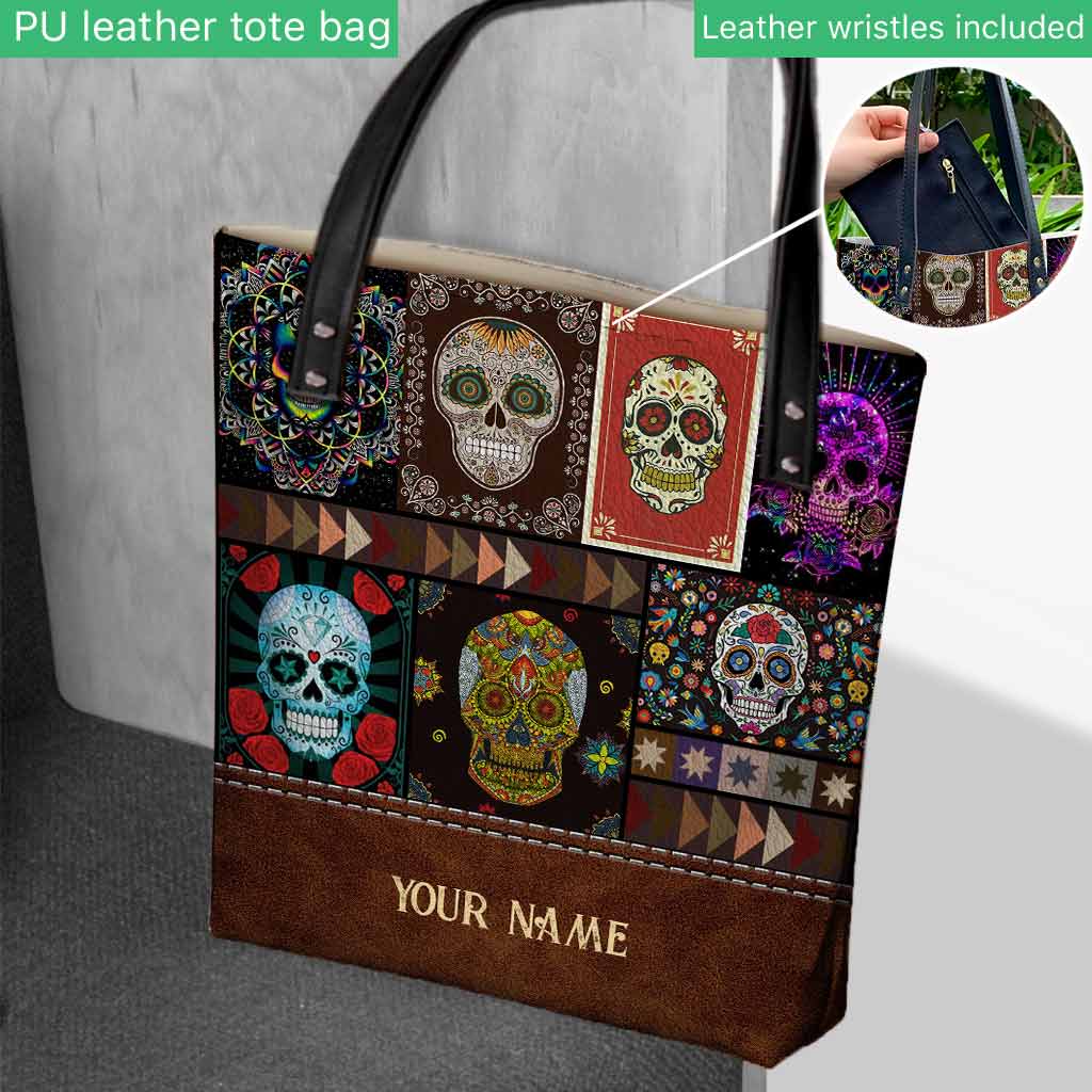 Love Skulls - Personalized Skull Tote Bag