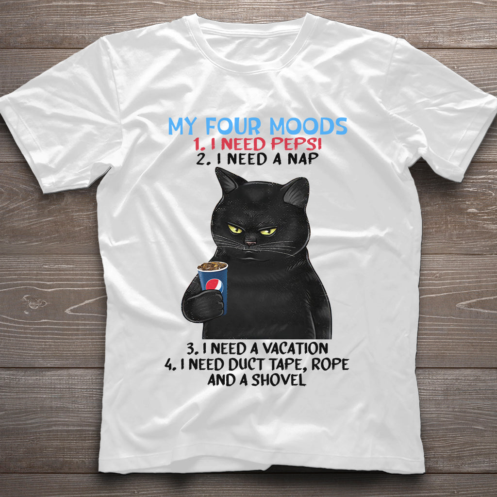 My Four Moods - Blue Soft Drink T-shirt and Hoodie