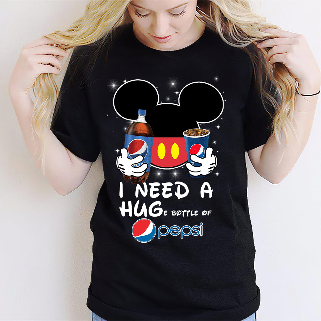 I Need A Hug Funny Blue Soft Drink T-shirt and Hoodie