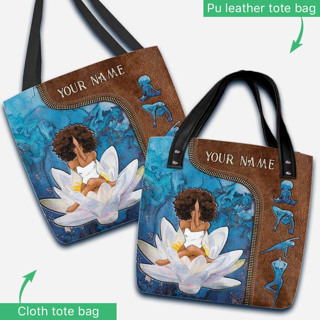 Yoga Personalized Tote Bag